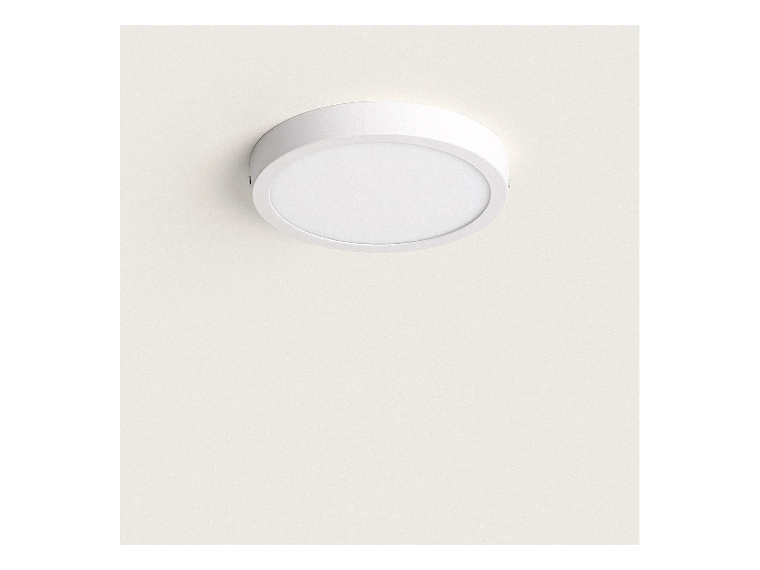 Plafonnier LED Rond 18W Extra-Plat CCT Sélectionnable Ø205 mm Sélectionnable (chaud-neutre-froid)