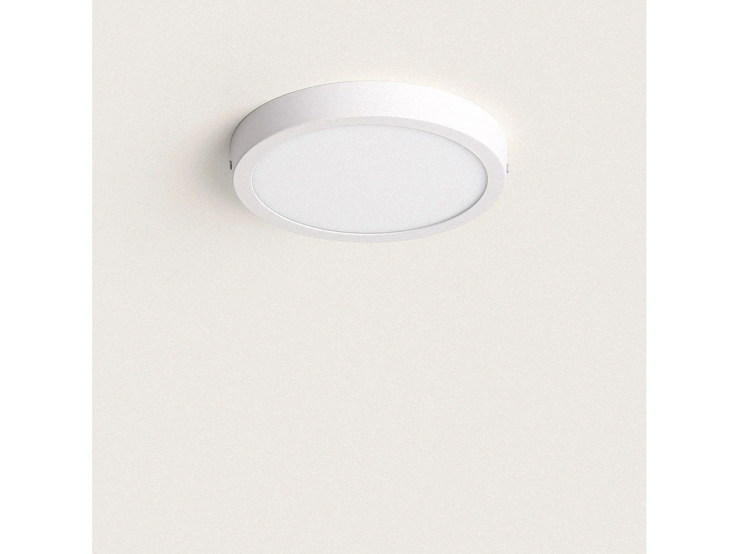 Plafoniera LED 18W Circolare Superslim CCT Selezionabile Ø205 mm Selezionabile (Caldo-Naturale-Freddo)