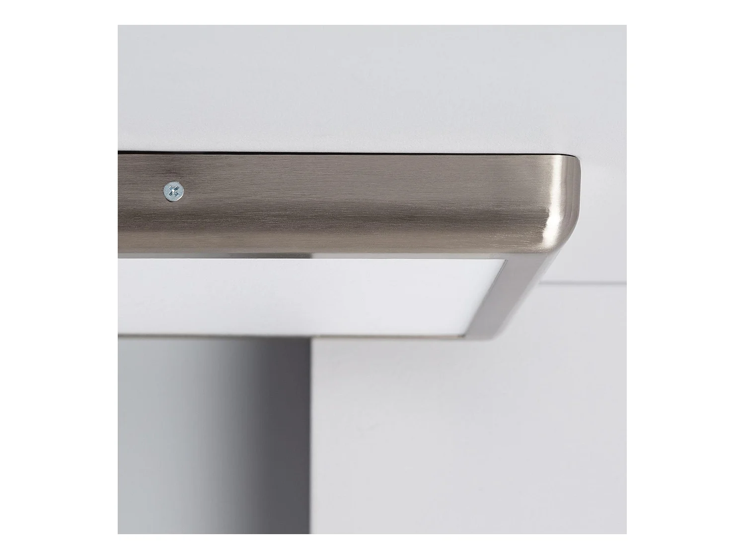 Plafonnier LED Carré 24W Métal Design Silver 300x300mm  3000K Blanc chaud