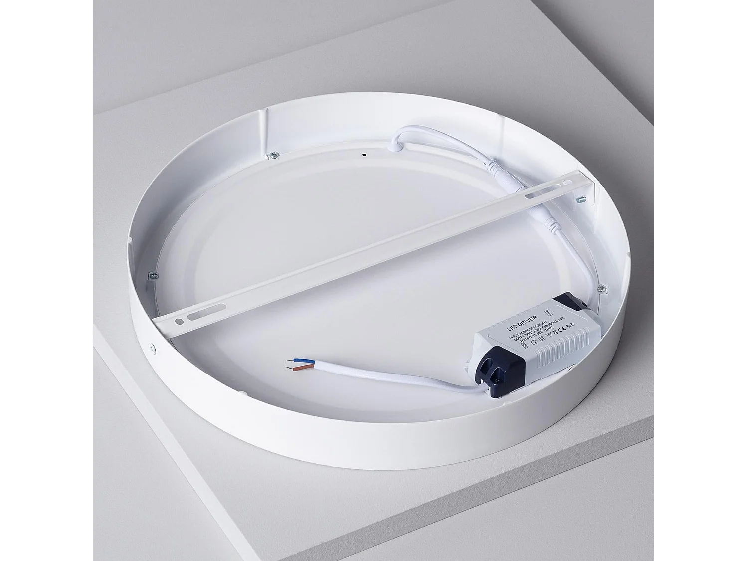 Plafonnier LED Rond 24W Ø295 mm 6000K Blanc froid