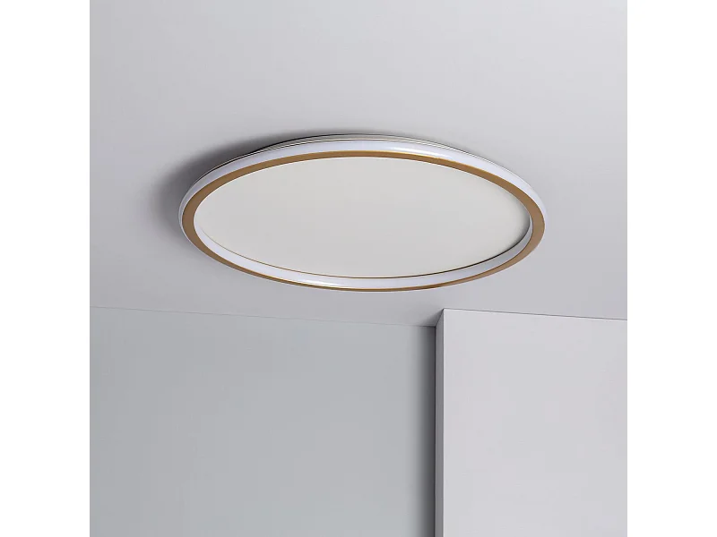 Plafón LED 36W Circular Metal Ø600 mm CCT Seleccionable Allharo Seleccionable (Cálido-Neutro-Frío)