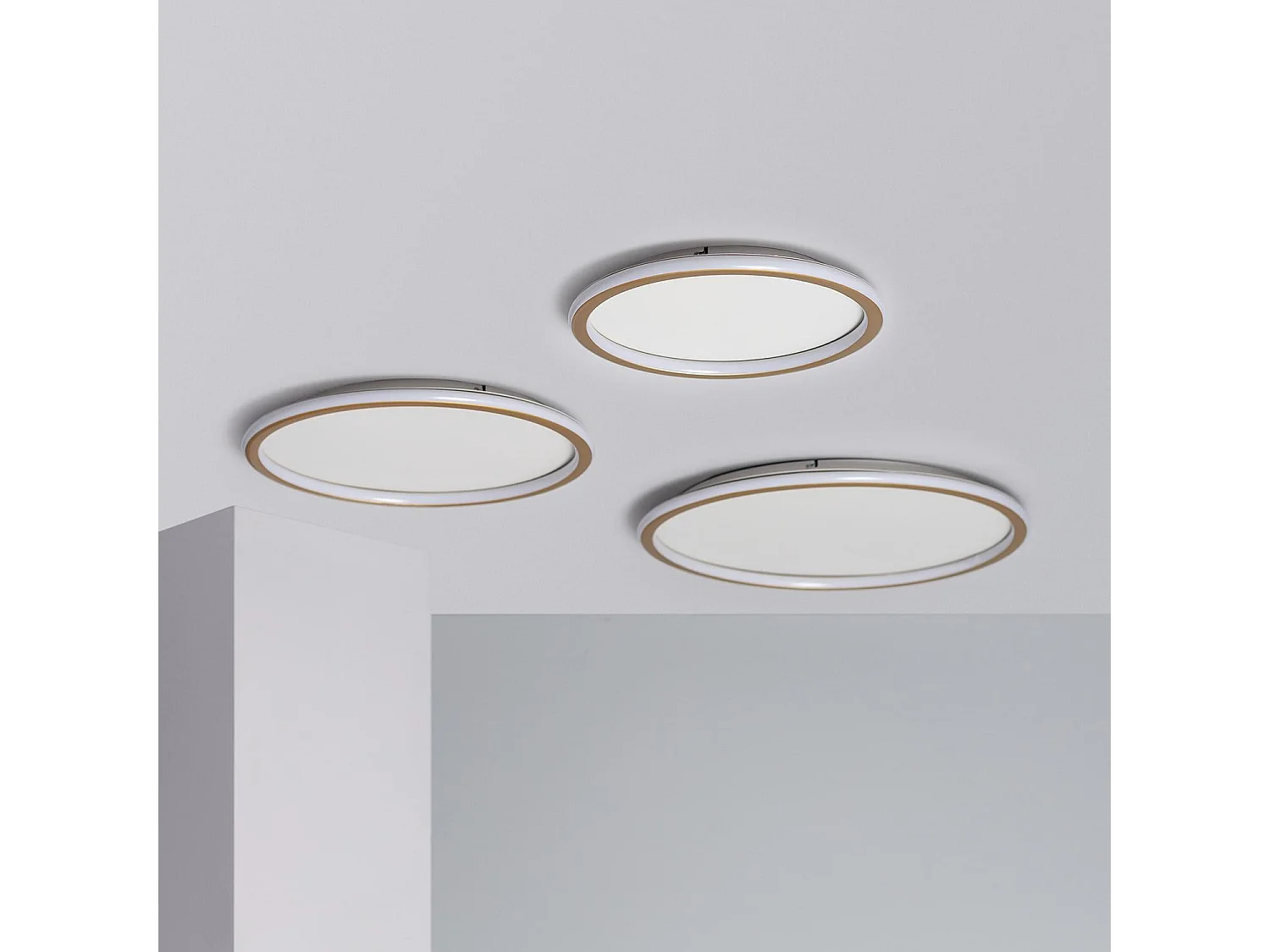 Plafón LED 36W Circular Metal Ø600 mm CCT Seleccionable Allharo Seleccionable (Cálido-Neutro-Frío)