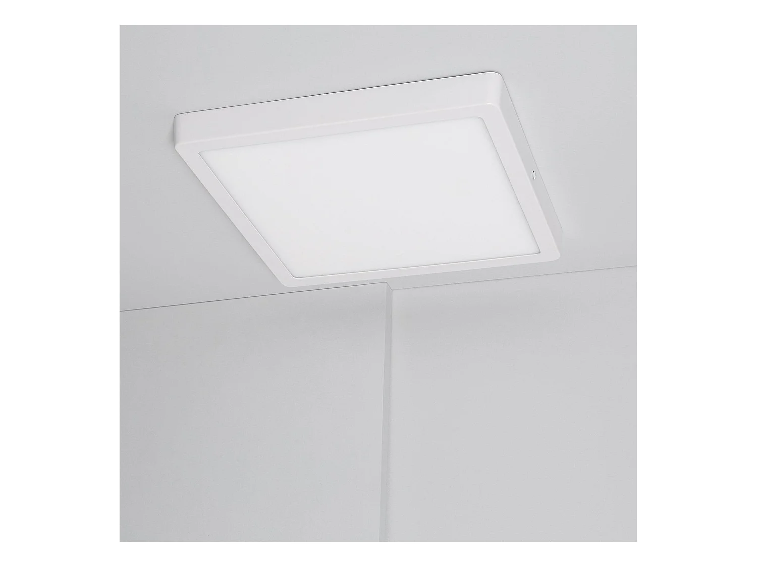 Plafón LED 24W Cuadrado Superslim CCT Seleccionable 280x280 mm Seleccionable (Cálido-Neutro-Frío)