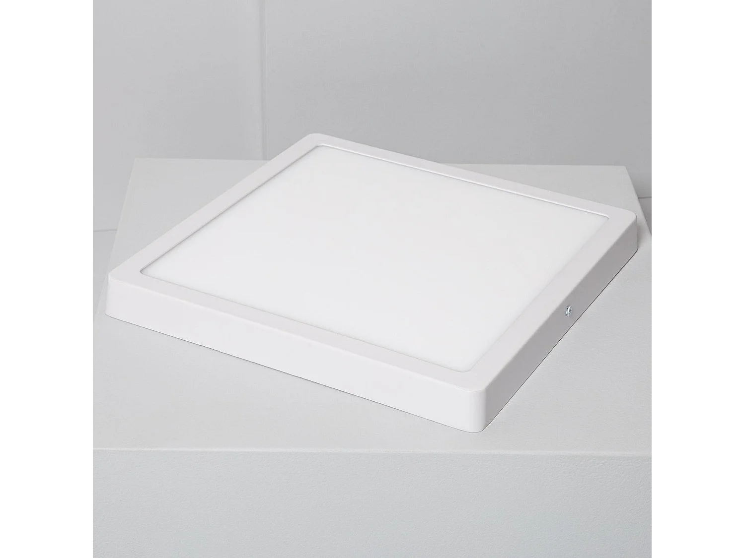 Plafonnier LED Carré 24W Extra-Plat CCT Sélectionnable 280x280 mm Sélectionnable (chaud-neutre-froid)