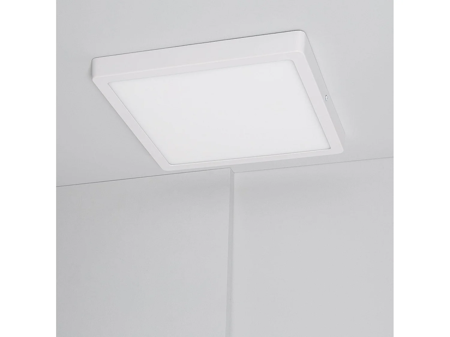 Plafoniera LED 24W Quadrata Superslim CCT Selezionabile 280x280 mm Selezionabile (Caldo-Naturale-Freddo)