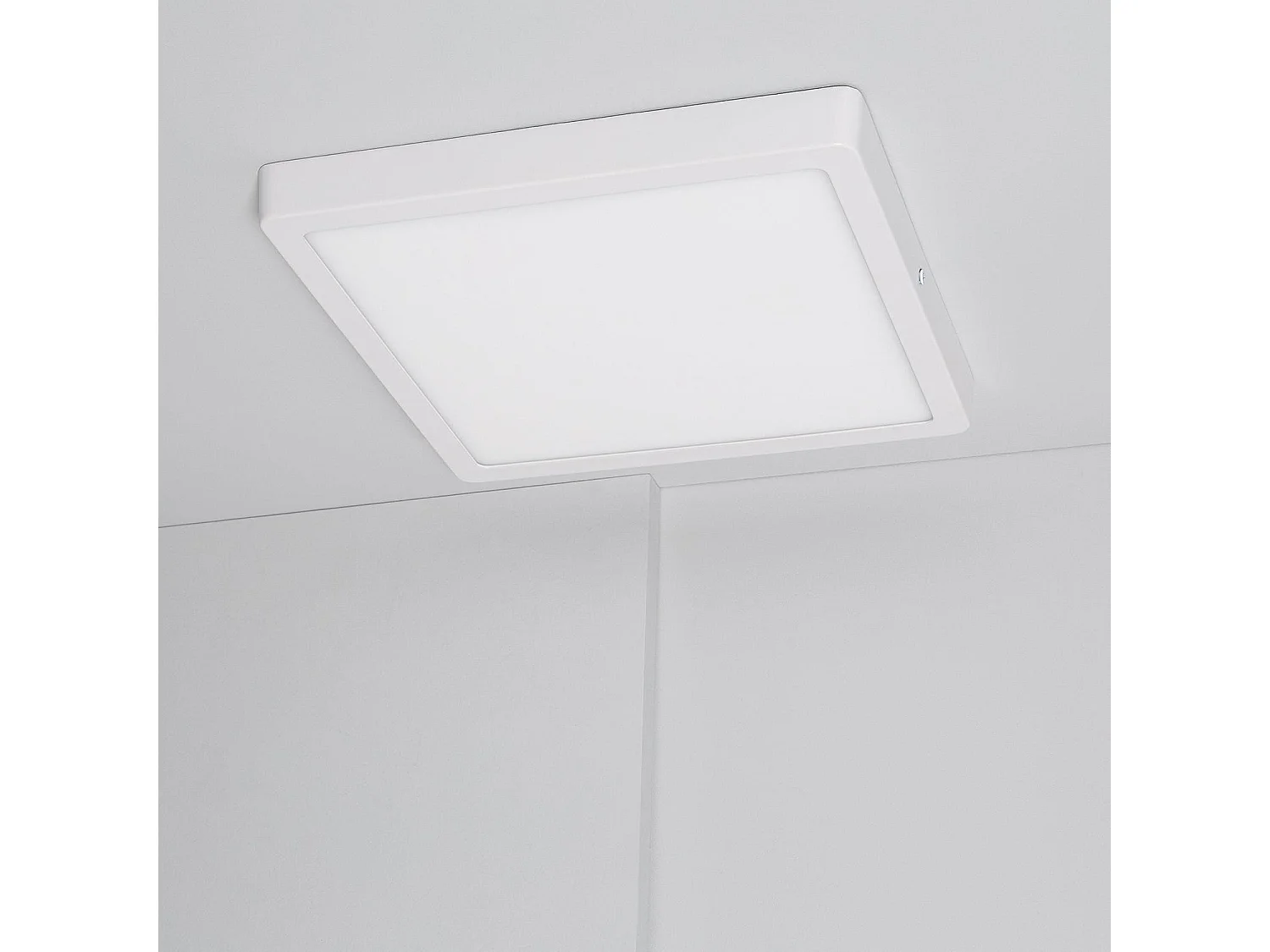 Plafoniera LED 24W Quadrata Superslim CCT Selezionabile 280x280 mm Selezionabile (Caldo-Naturale-Freddo)
