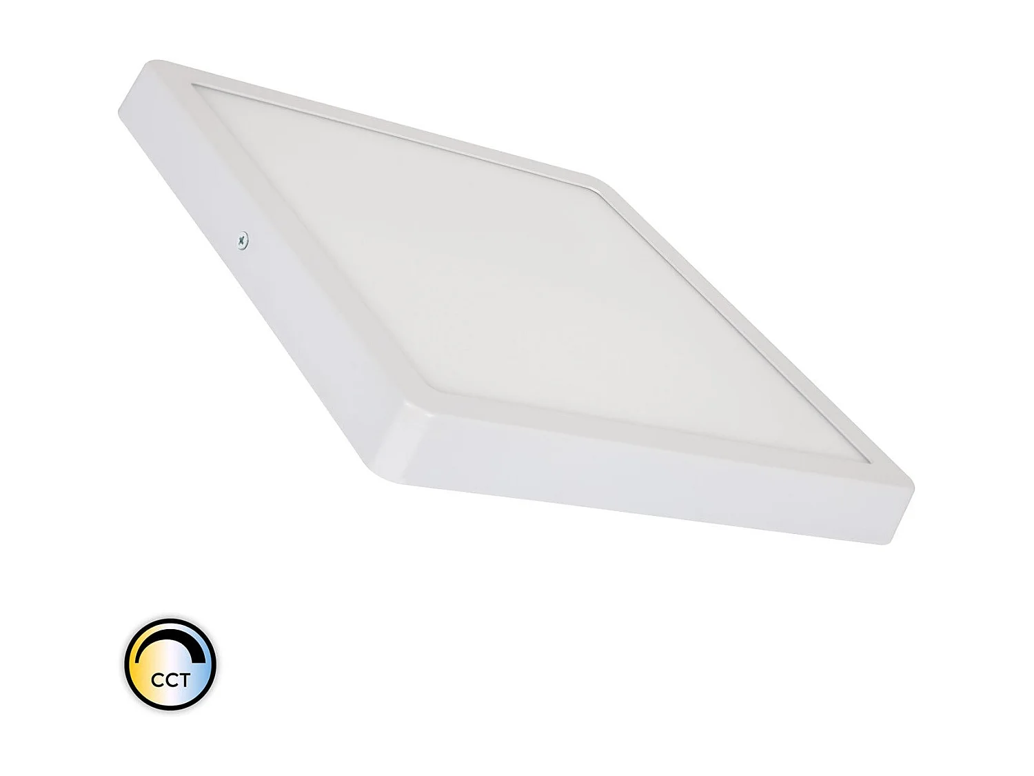 Plafoniera LED 24W Quadrata Superslim CCT Selezionabile 280x280 mm Selezionabile (Caldo-Naturale-Freddo)