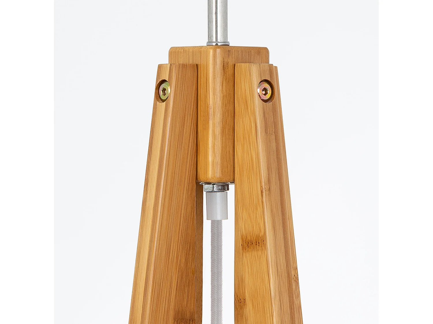 Lampadaire Bois Korsade Blanc