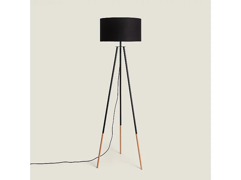 Lampadaire Kathathu Noir