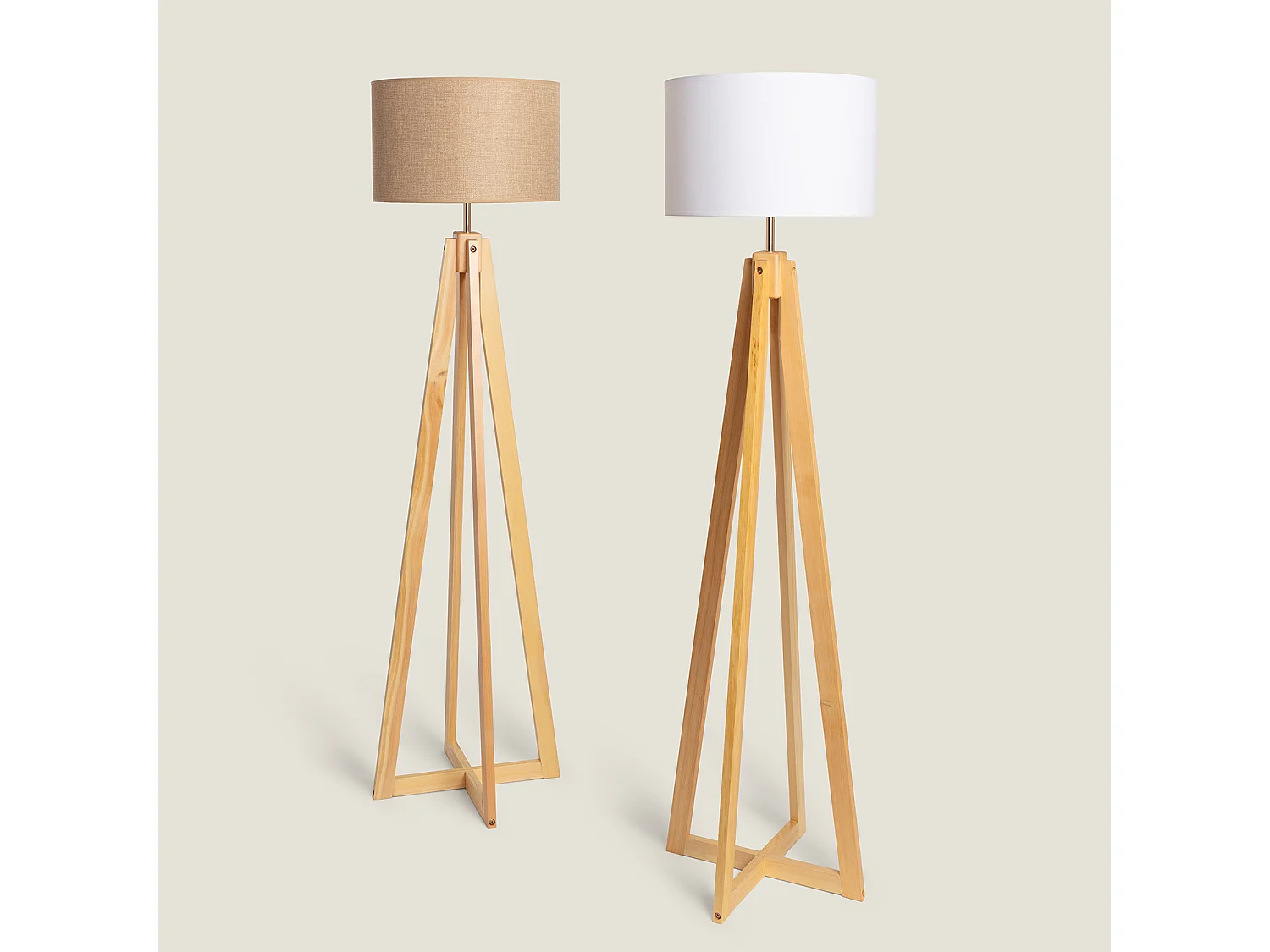 Lampadaire Bois Korsade Camel
