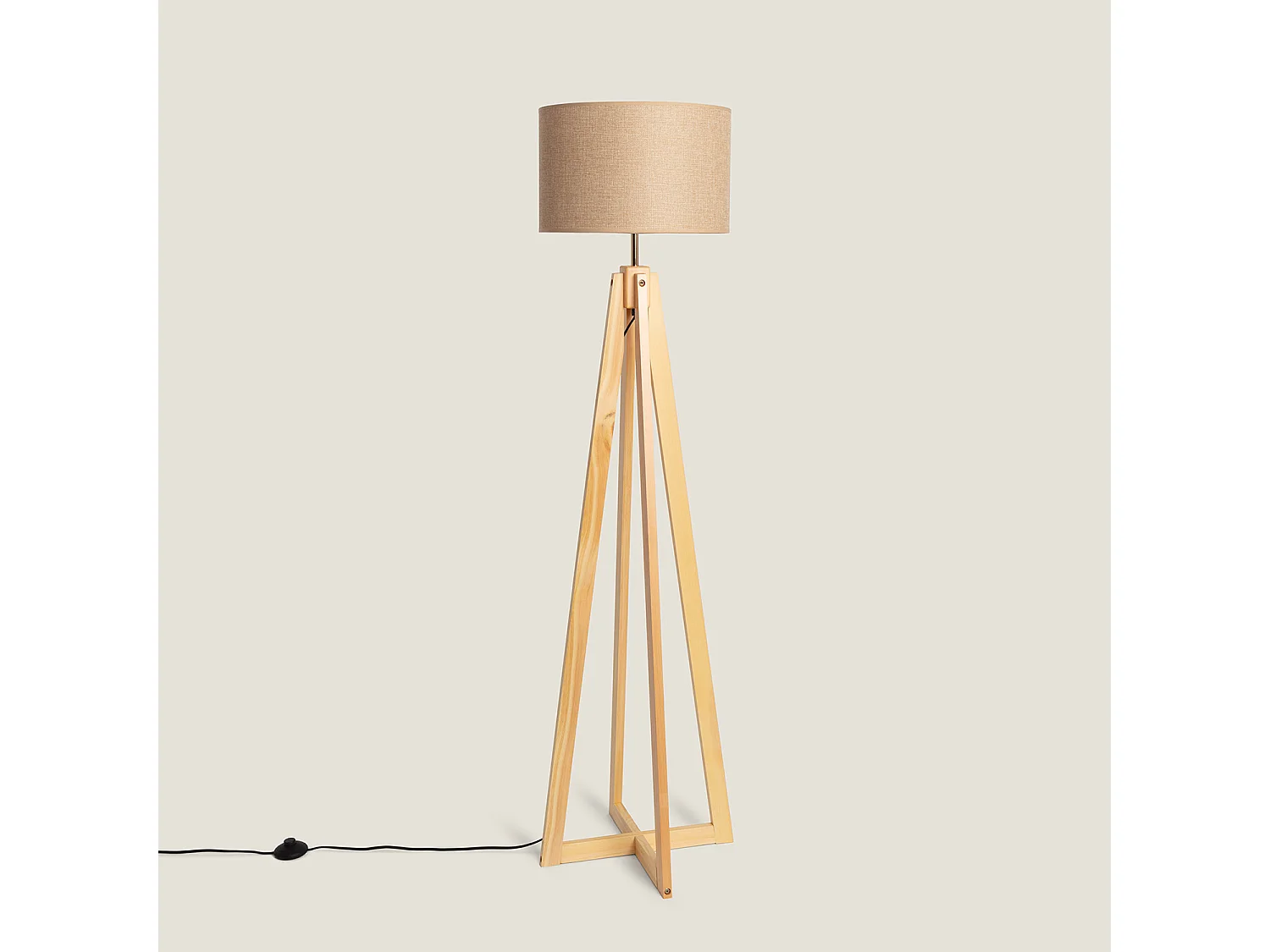 Lampadaire Bois Korsade Camel