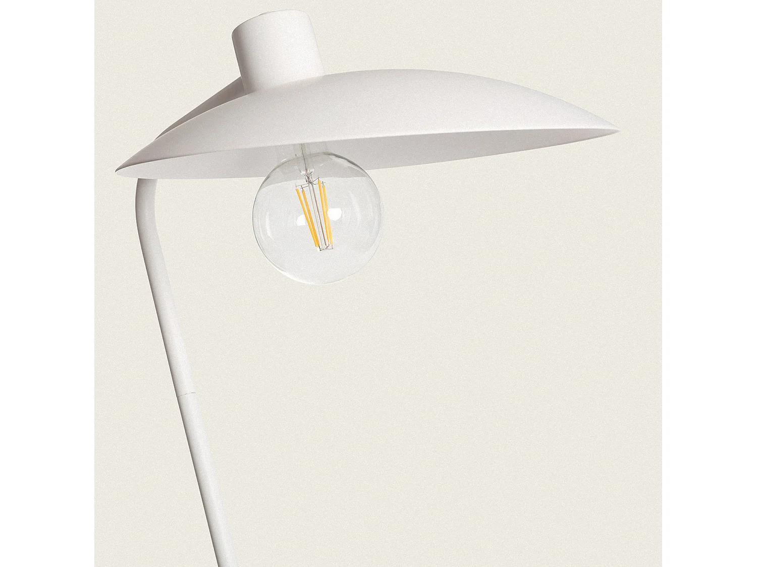 Lampadaire Metal Lineo Blanc