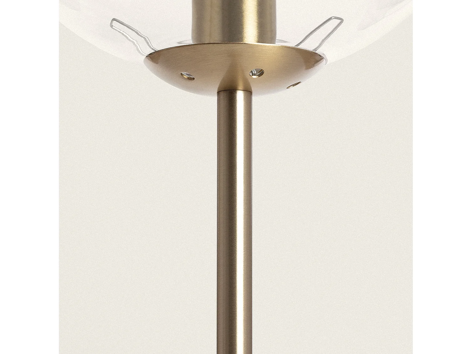 Lampadaire Métal et Verre Moonlight Clear Transparent