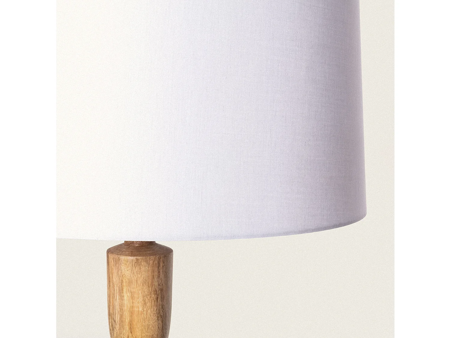 Lampadaire en bois Meena ILUZZIA Gris Glace