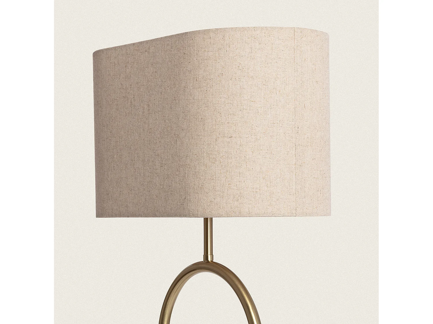 Lámpara de Pie Metal Brilthor Dorado