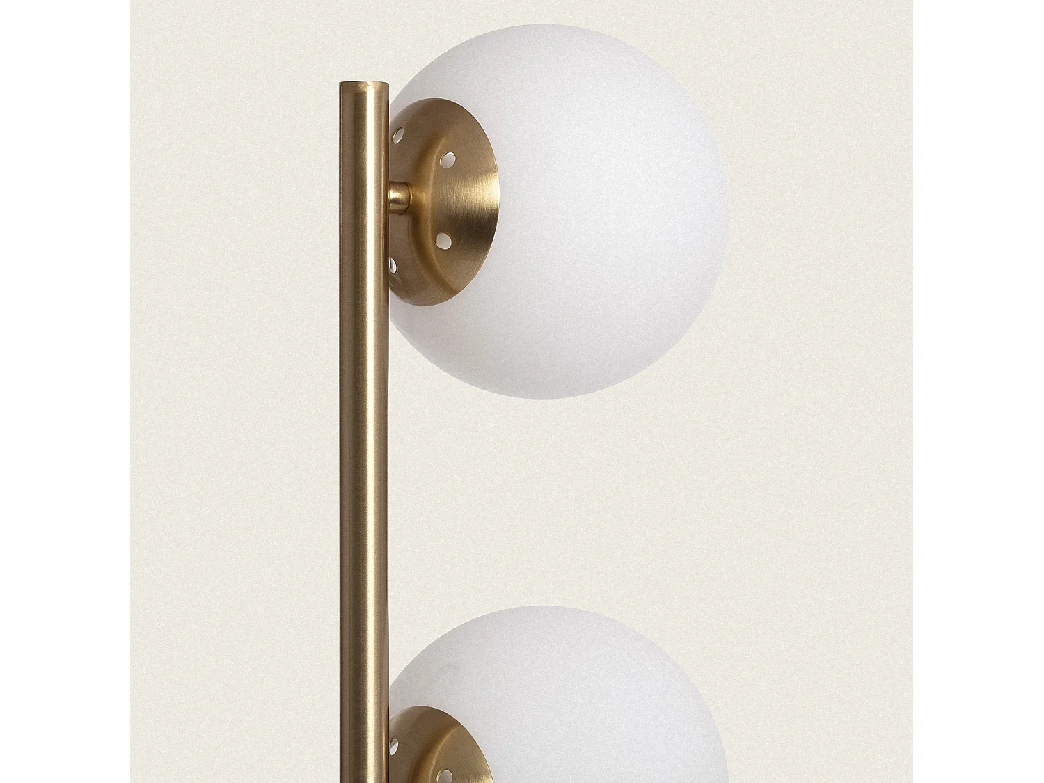 Lampada da terrade Metallo e Vetro Moonlight Brass 3 Lampade Oro