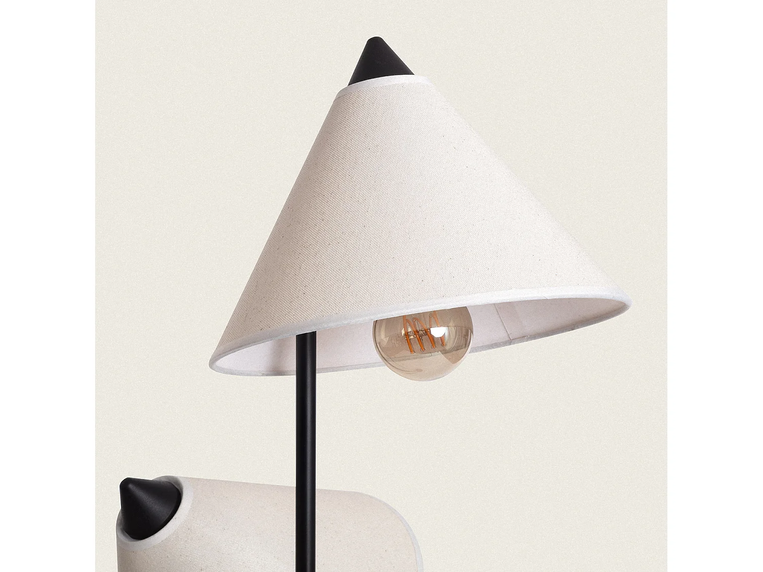 Lampadaire Métal Bells Blanc