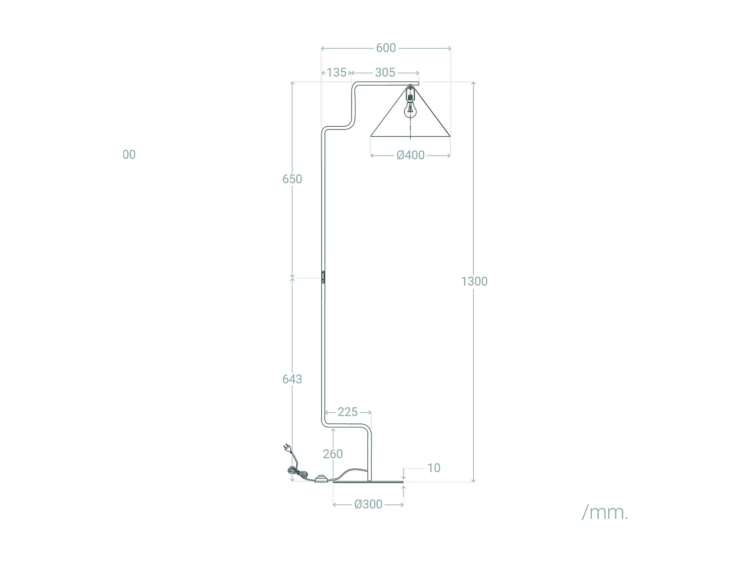 Lampadaire Aluminium Odyssey  S