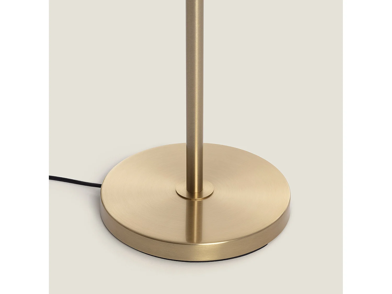 Lampada da Terra Metallo e Vetro Moonlight Brass Round 3 Lampade Oro