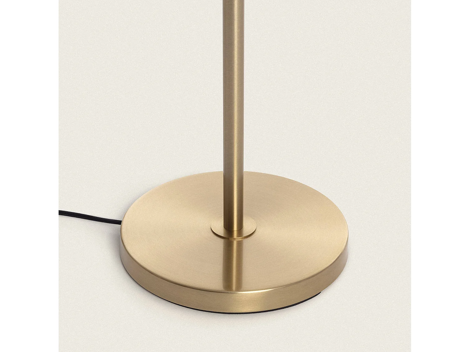 Lampada da Terra Metallo e Vetro Moonlight Brass Round 3 Lampade Oro