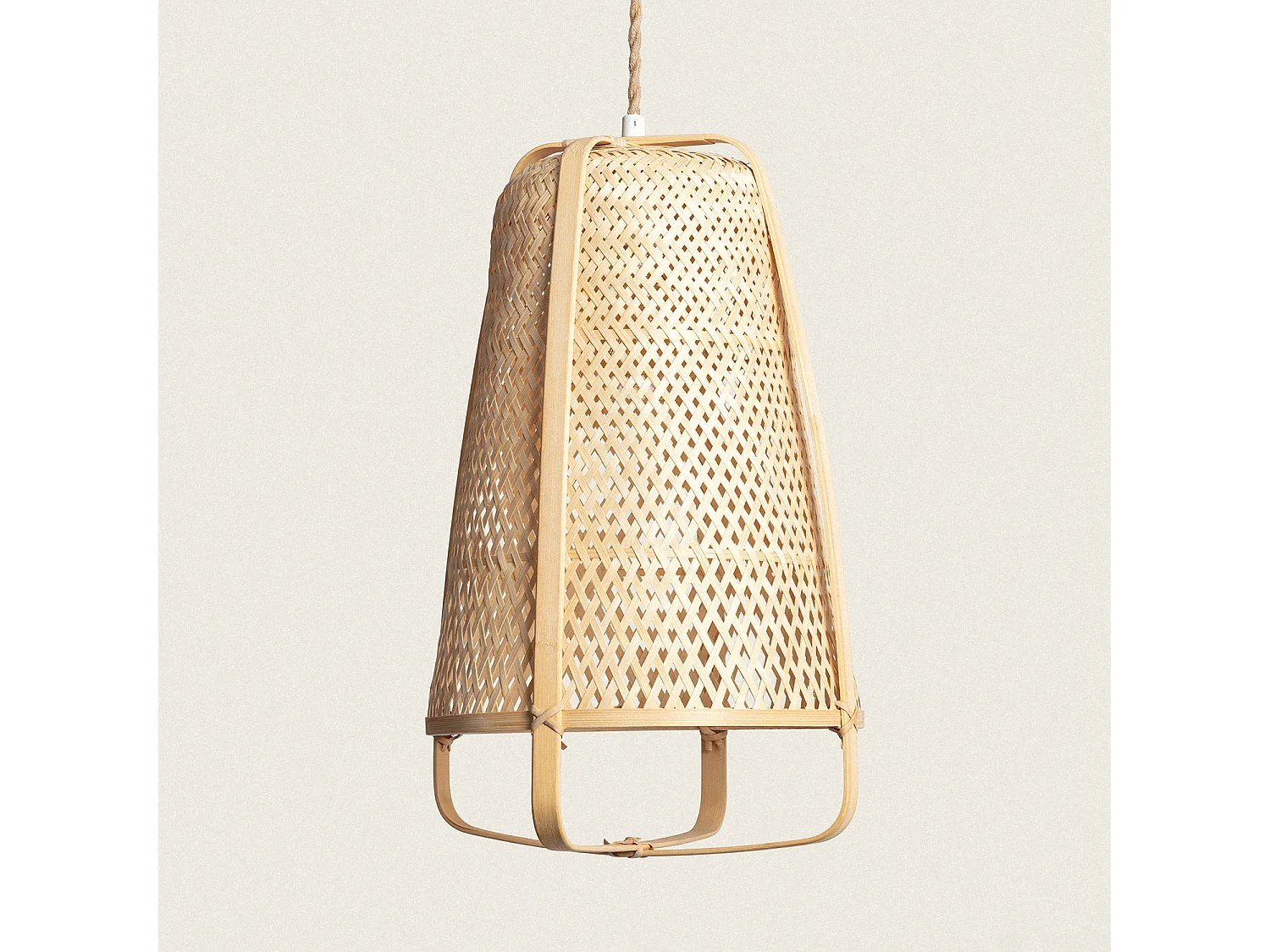 Lámpara Colgante Bambú Beira Natural