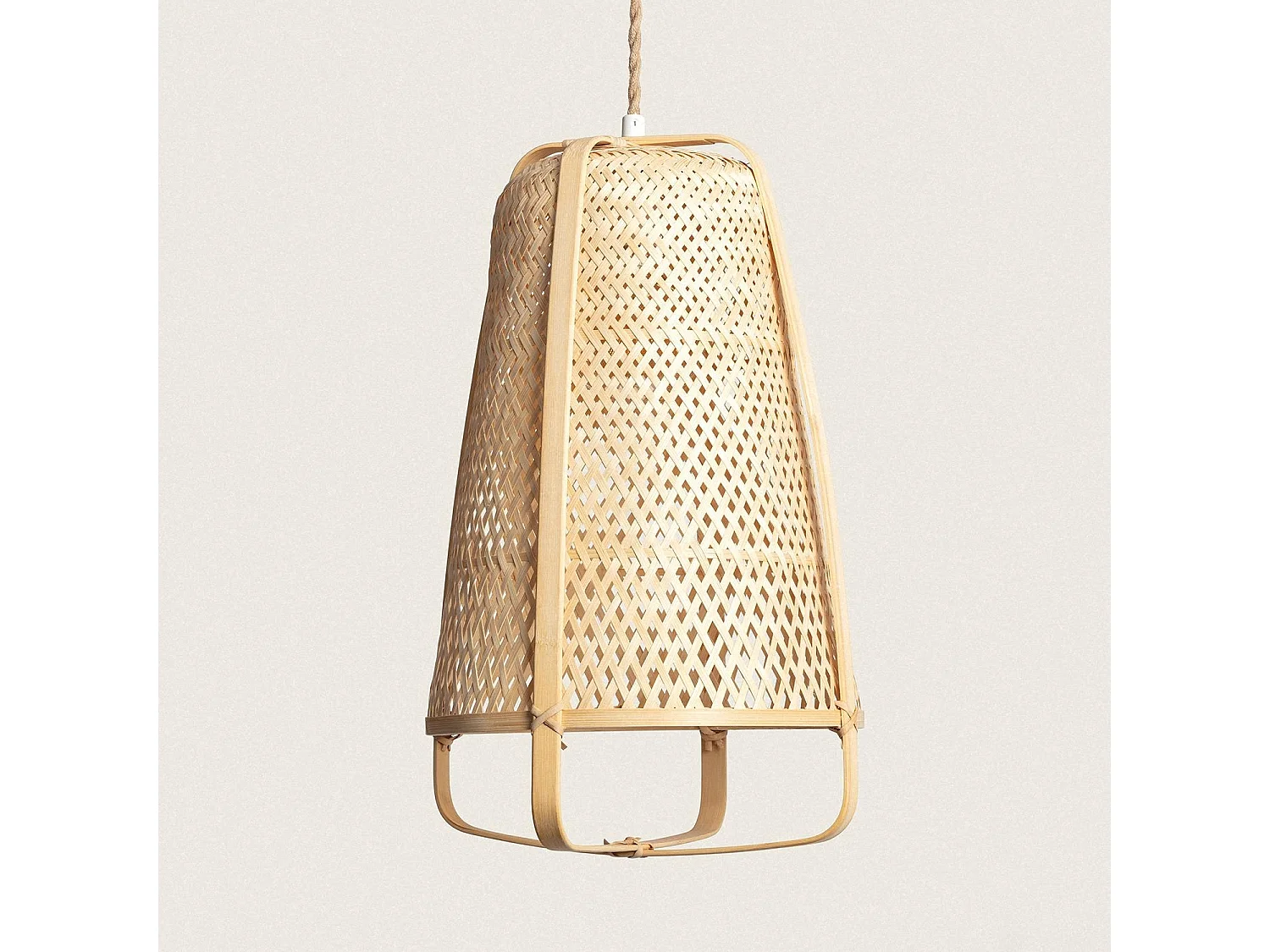 Lámpara Colgante Bambú Beira Natural