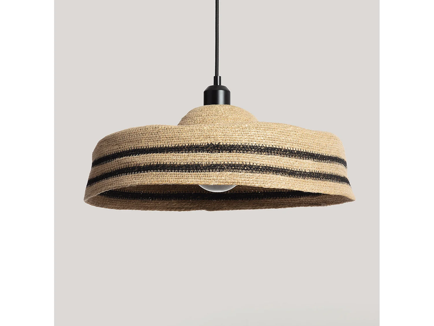 Suspension Fibres Naturelles Daya Noir