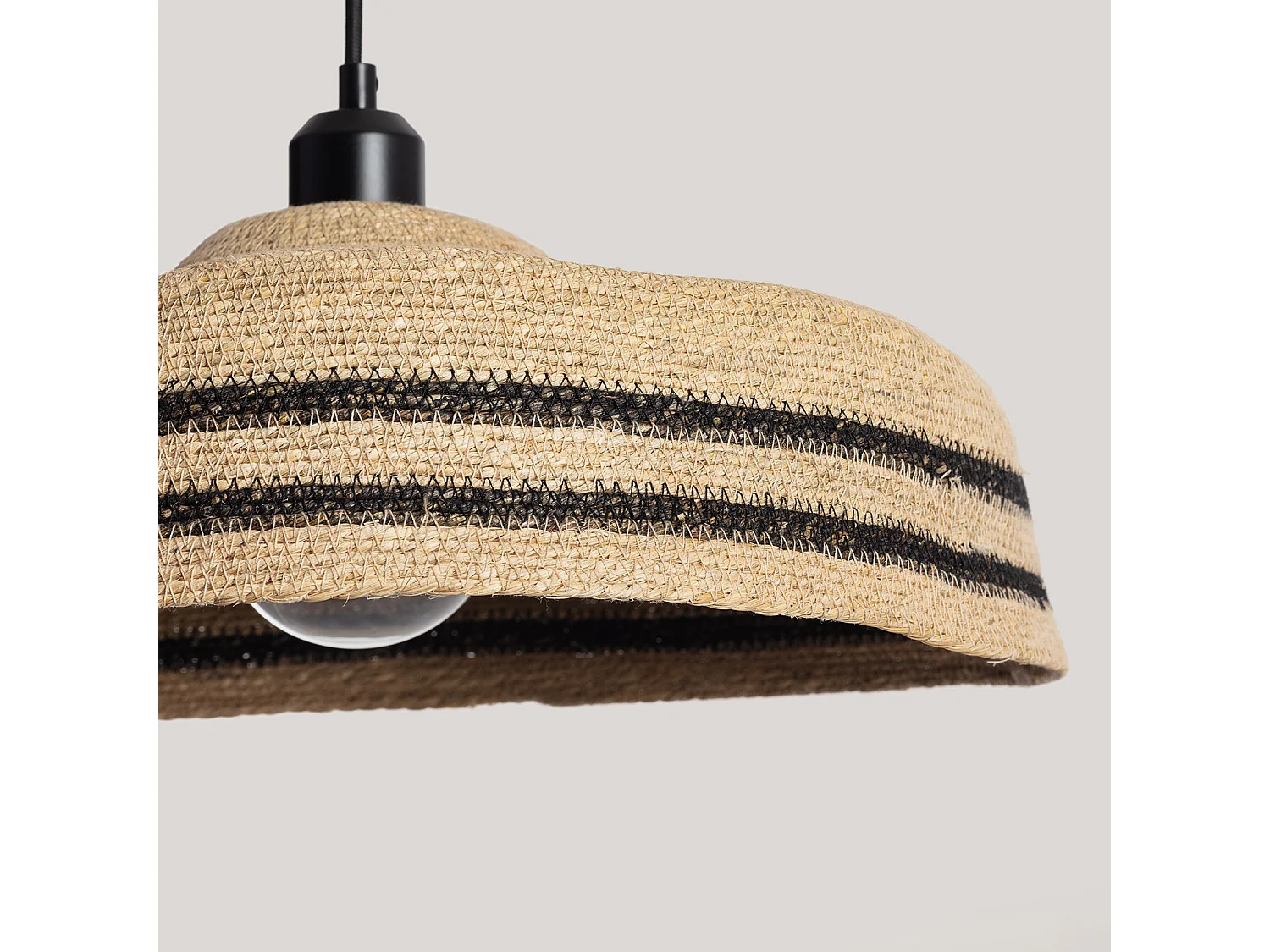 Suspension Fibres Naturelles Daya Noir