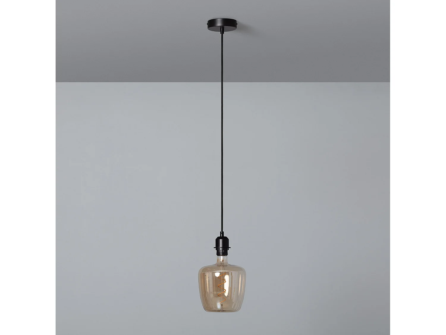 Suspension Fibres Naturelles Daya Noir