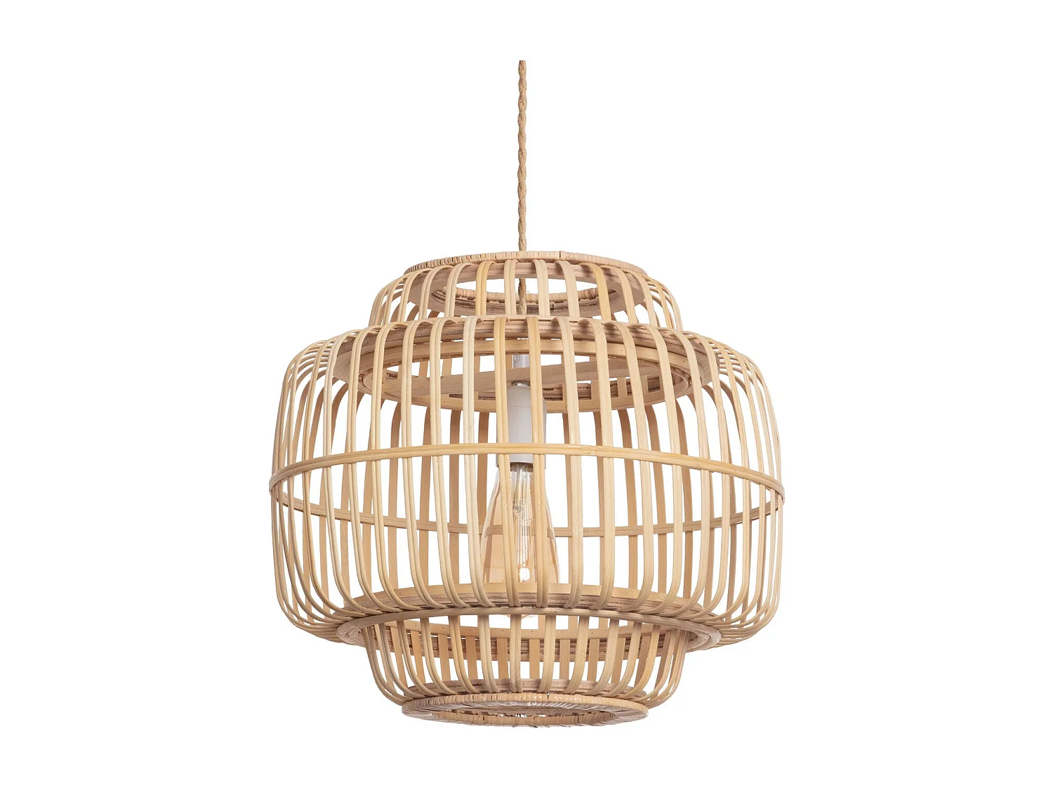 Lampada a Sospensione Bambù Moruya Naturale