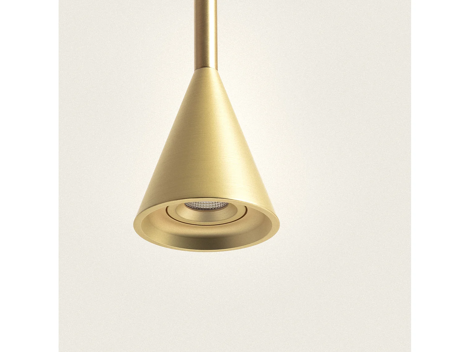 Lámpara Colgante LED 6W Aluminio Piaski Dorado
