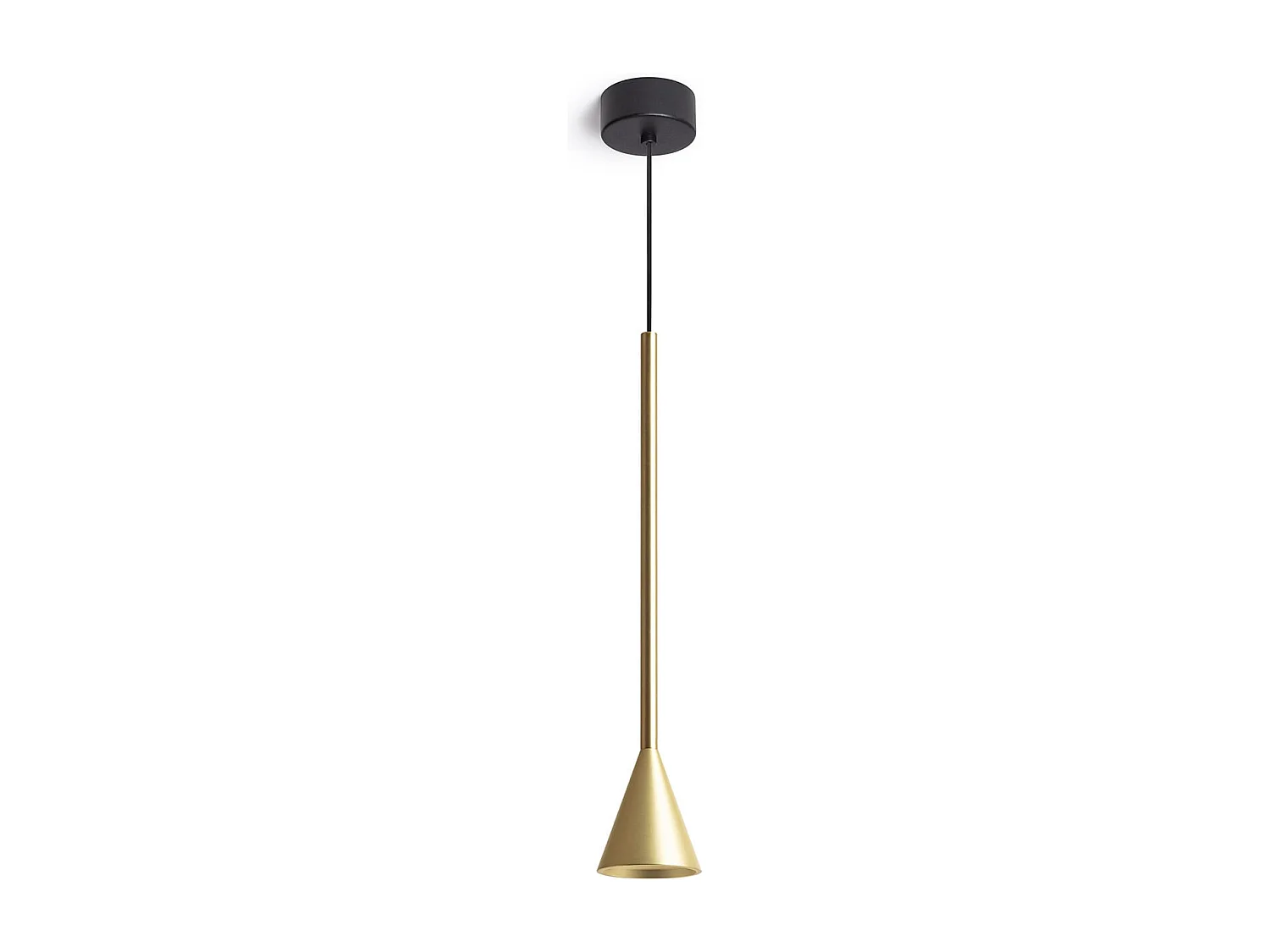 Lámpara Colgante LED 6W Aluminio Piaski Dorado