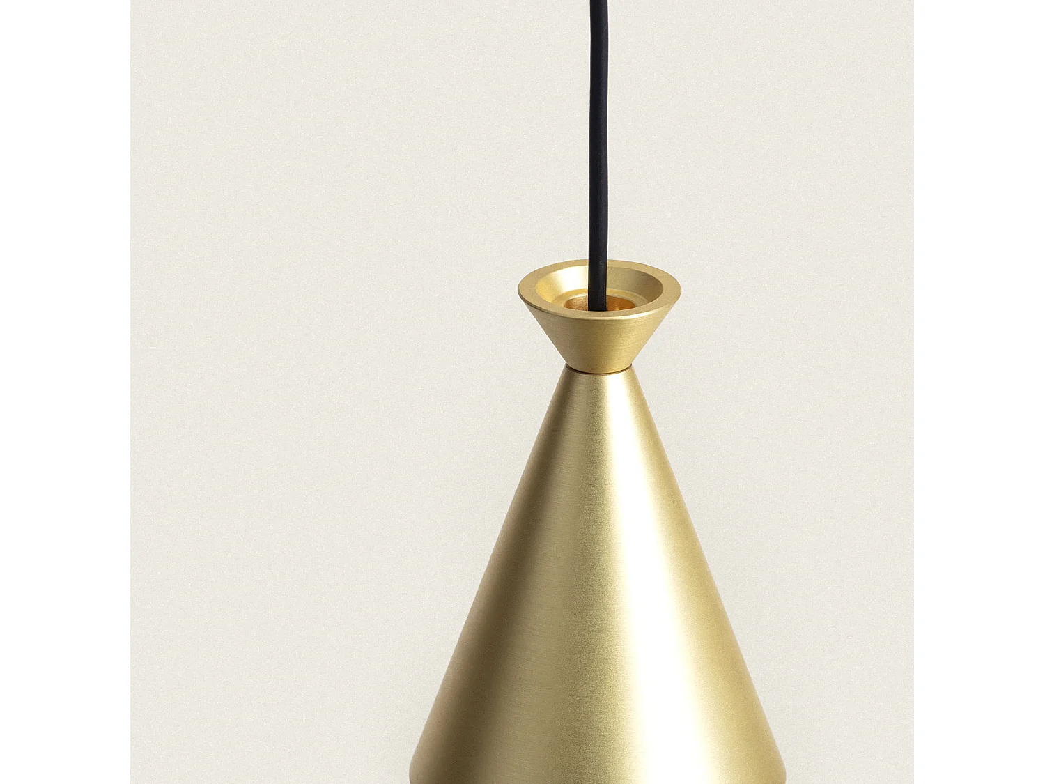 Suspension LED Aluminium Drake 6W  Doré