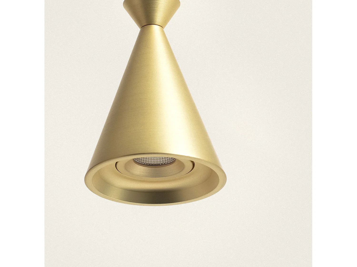 Suspension LED Aluminium Drake 6W  Doré