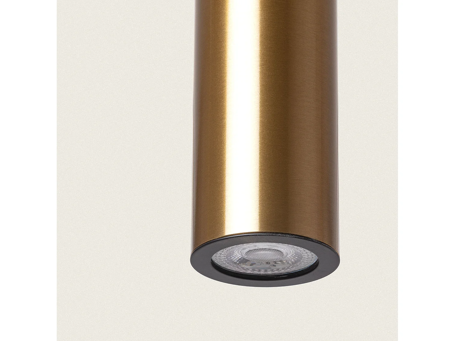 Suspension Métal et Verre Luyo Noir mat