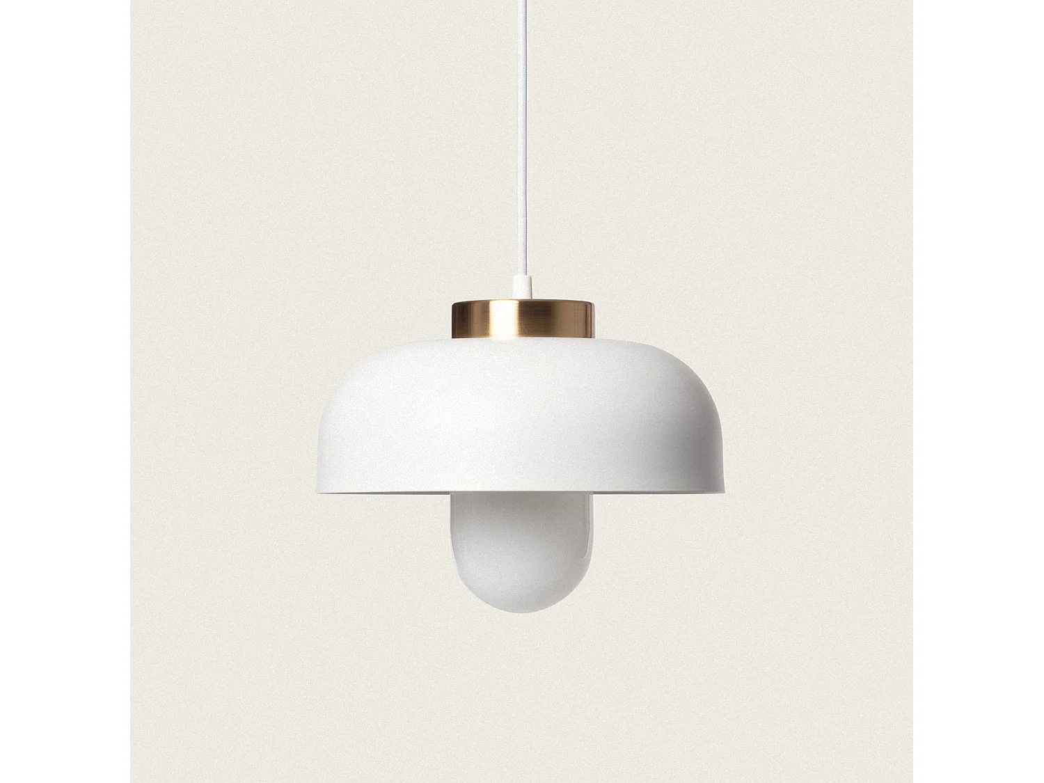 Suspension Métal Geri Blanc