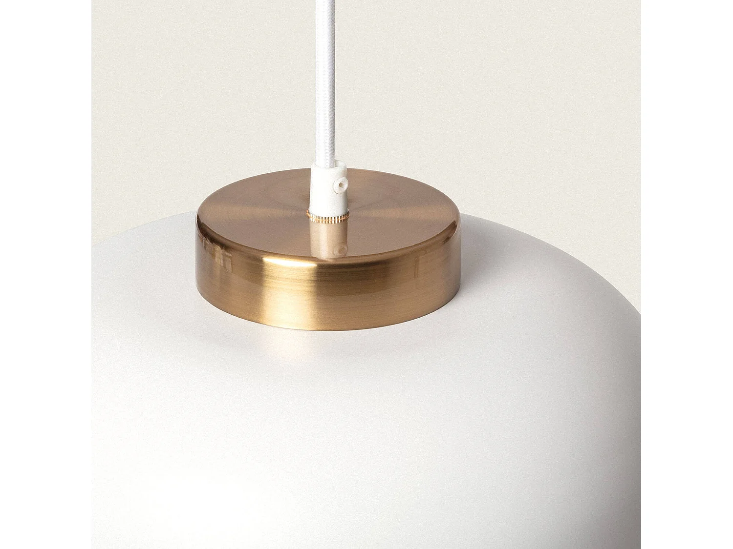 Suspension Métal Geri Blanc