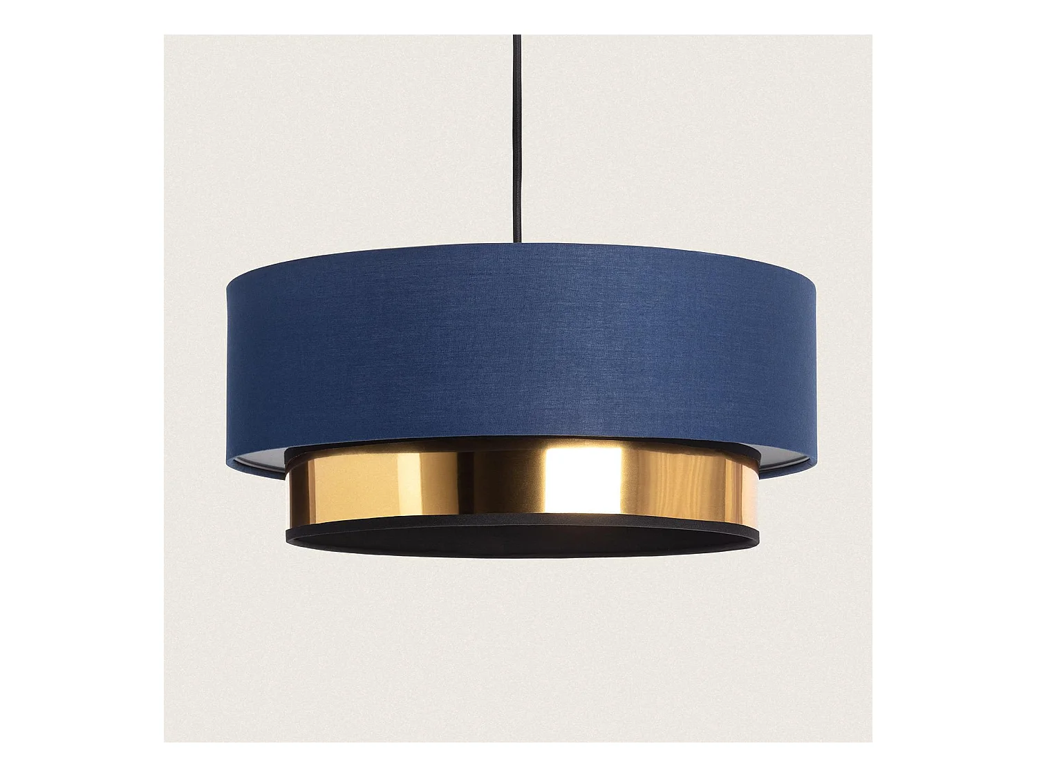 Suspension Textile Friedrich Bleu marine