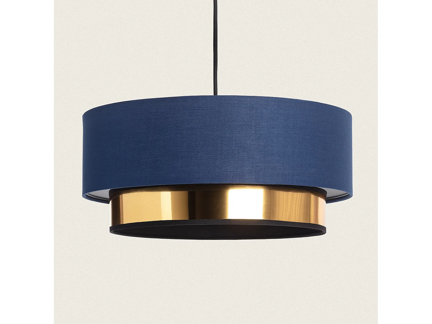 Suspension Textile Friedrich Bleu marine