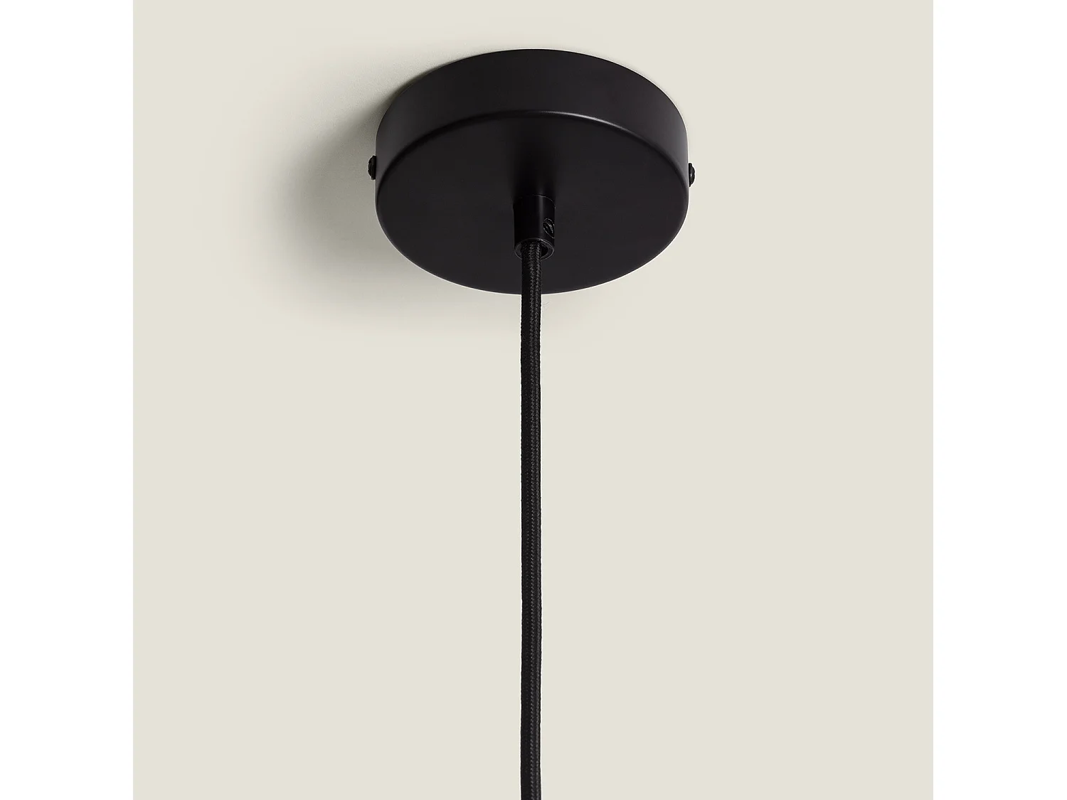 Lámpara Colgante Metal Kelsie III Negro