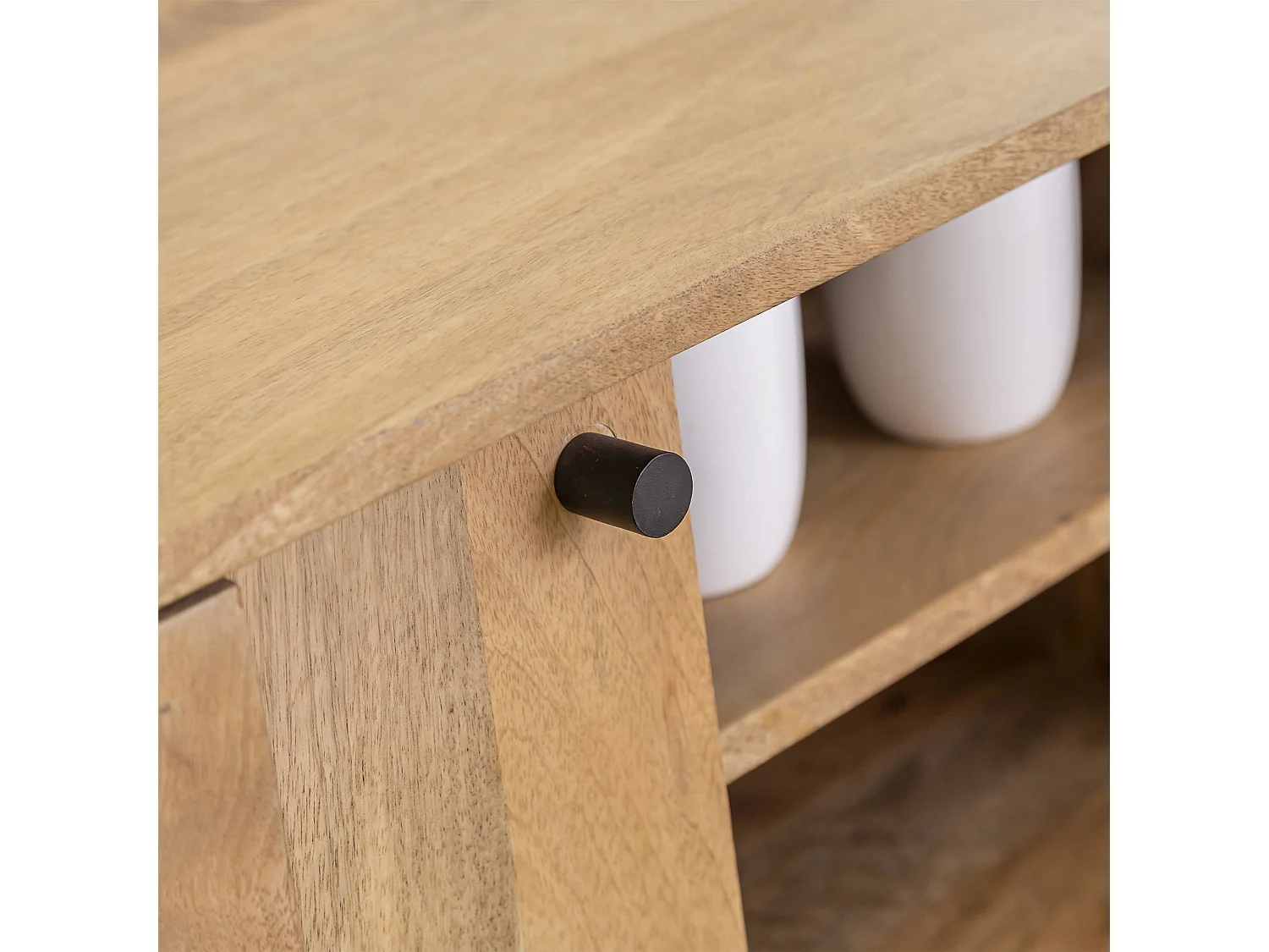 Meuble TV en bois de manguier Louison
