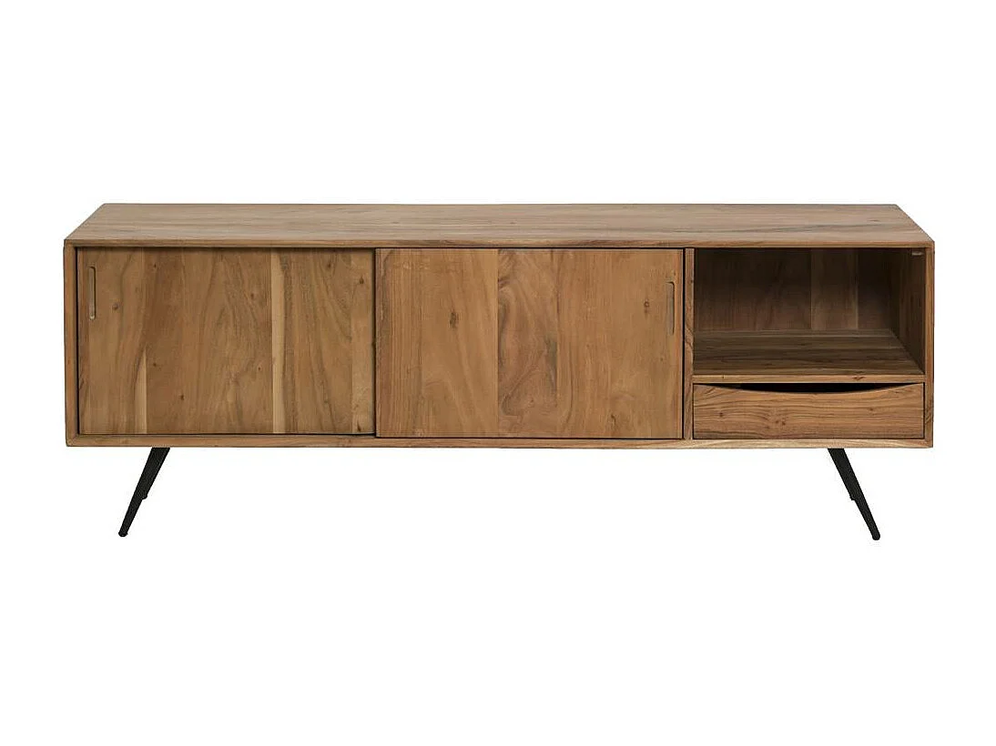 Meuble TV en bois d'acacia Sara