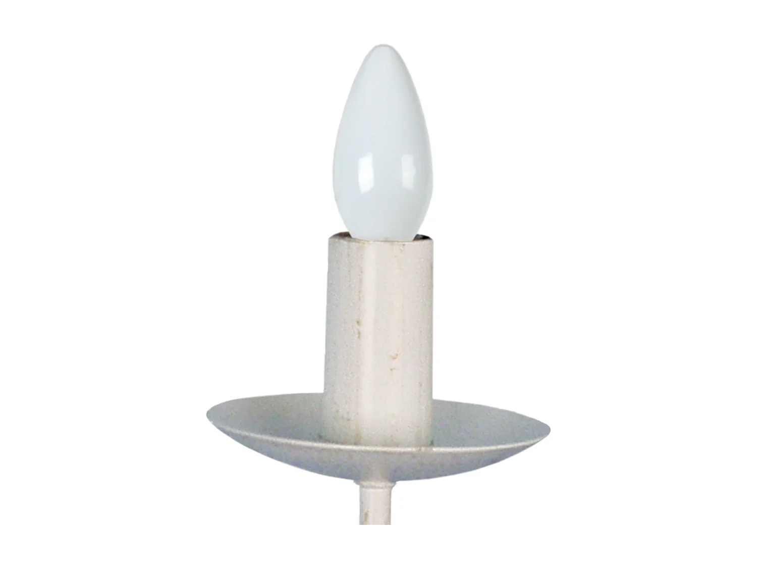 Applique TOSEL ,métal,Blanc   , H29xD18xP31cm