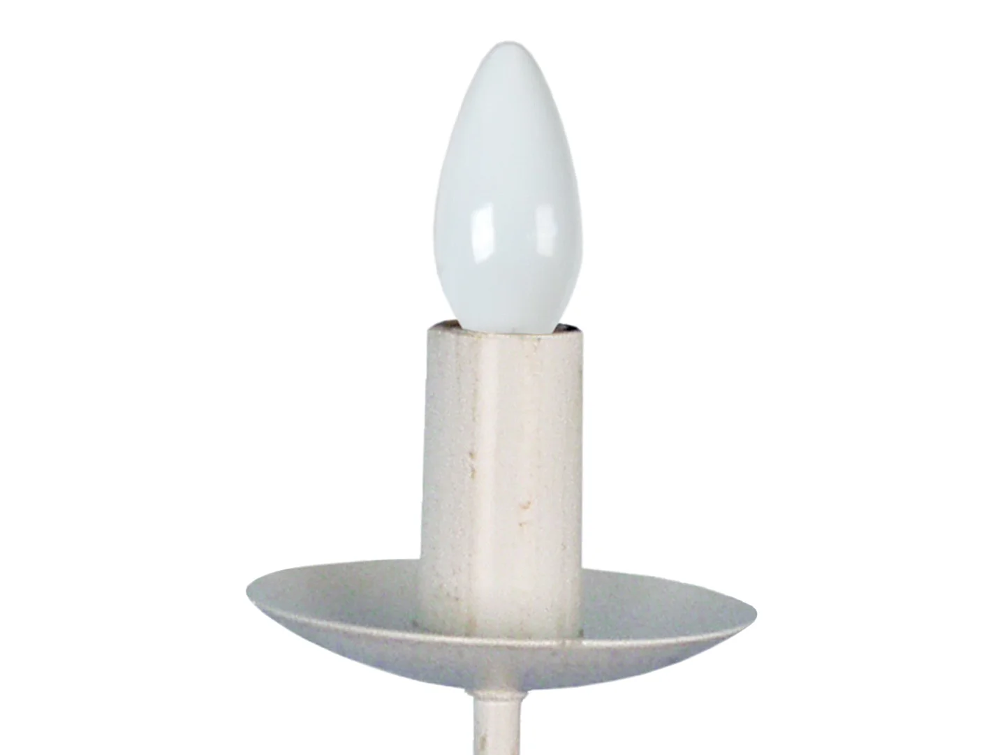 Applique TOSEL ,métal,Blanc   , H29xD18xP31cm