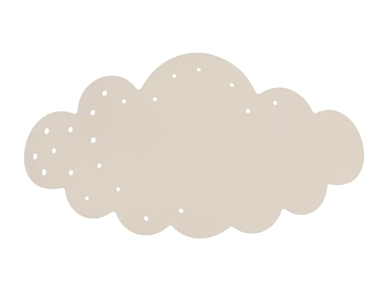 Applique d'Enfant TOSEL ,métal,Beige, H9xD16xP 34cm