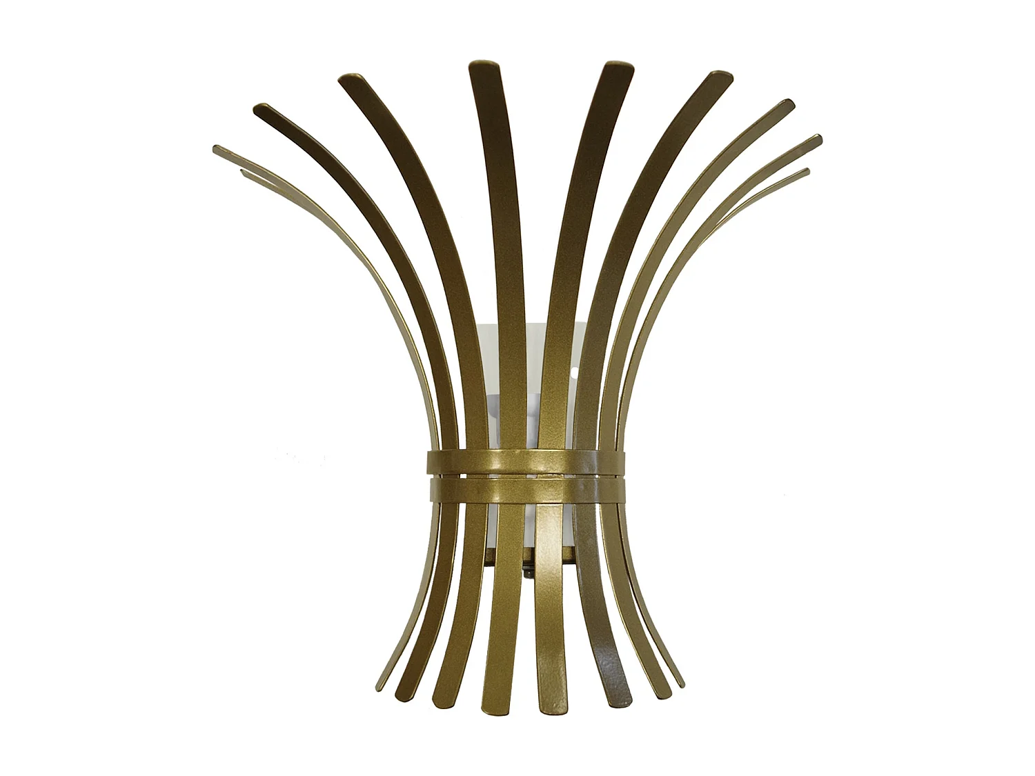 Aplique TOSEL ,metal,Dorado ,A15xD27xP30cm