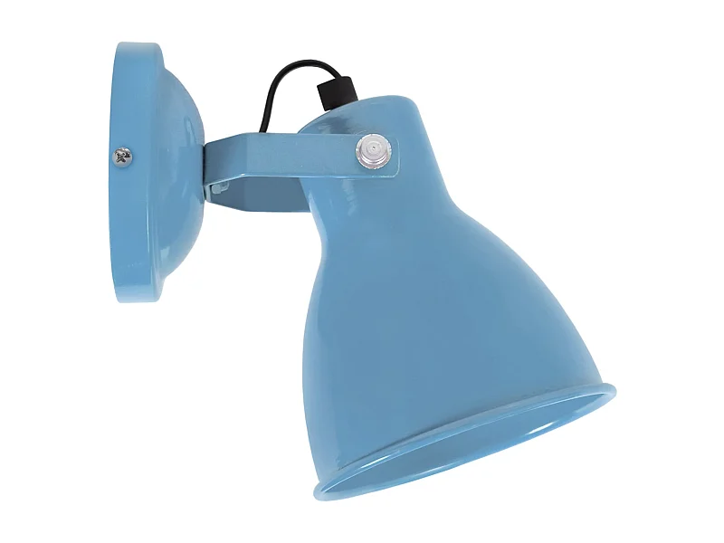 Aplique TOSEL MANHATTAN  metal articulado céu azul D13 x  H17,5  cm