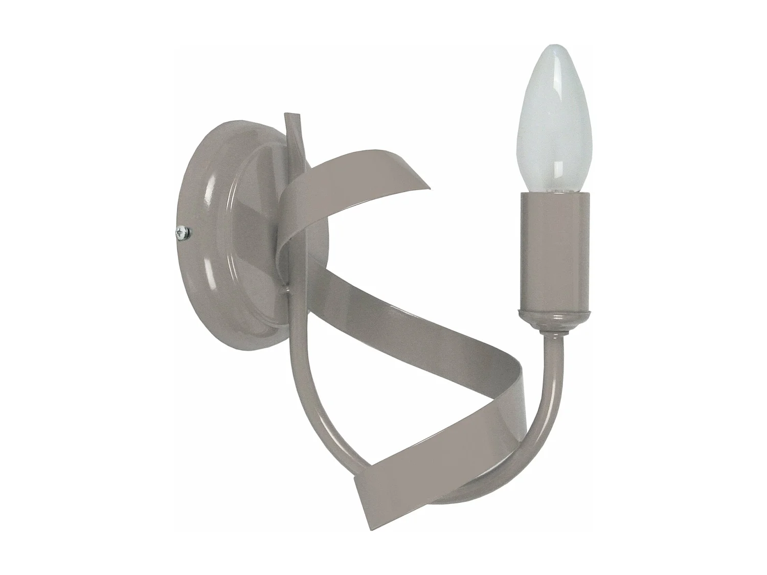 Aplique TOSEL MONACO lâmpada decorativa braço taupe D20 x  H13  cm