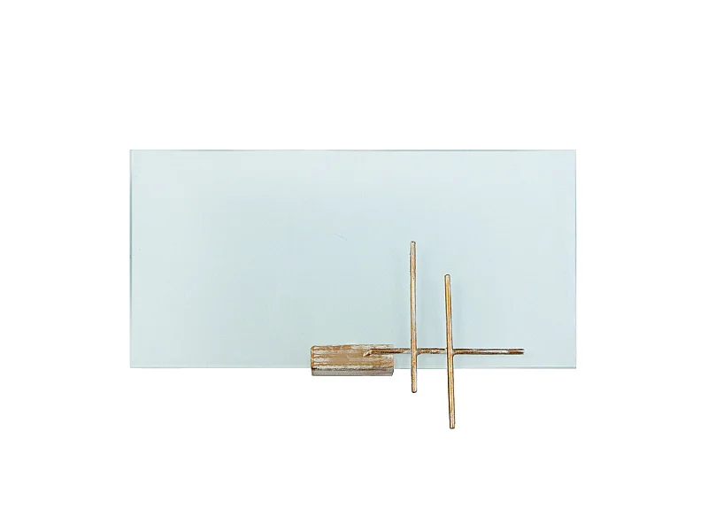 Aplique TOSEL TOKYO vidro certo educado D30 x  H7,5  cm