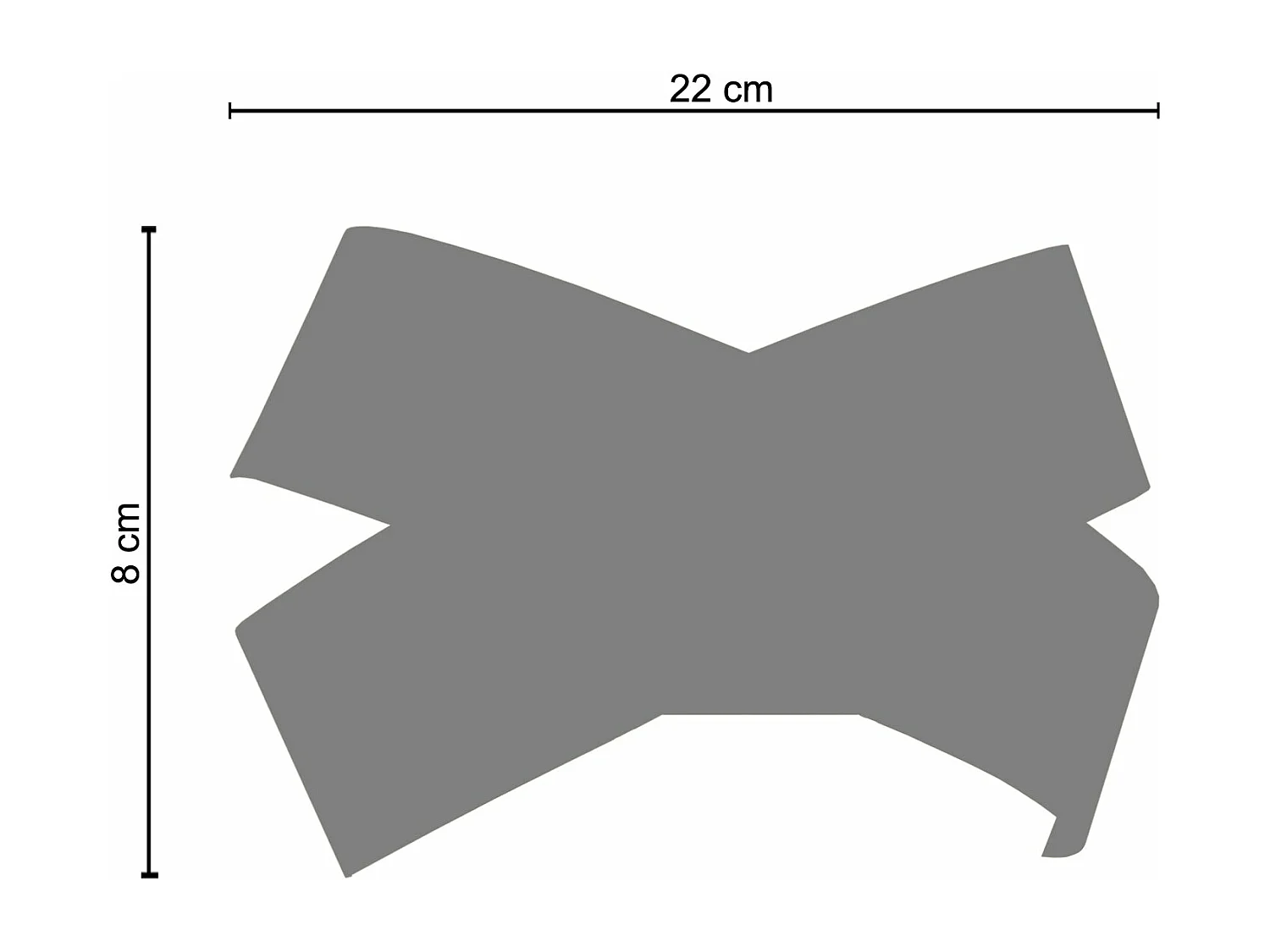 Applique Métal cuivré 8 cm.